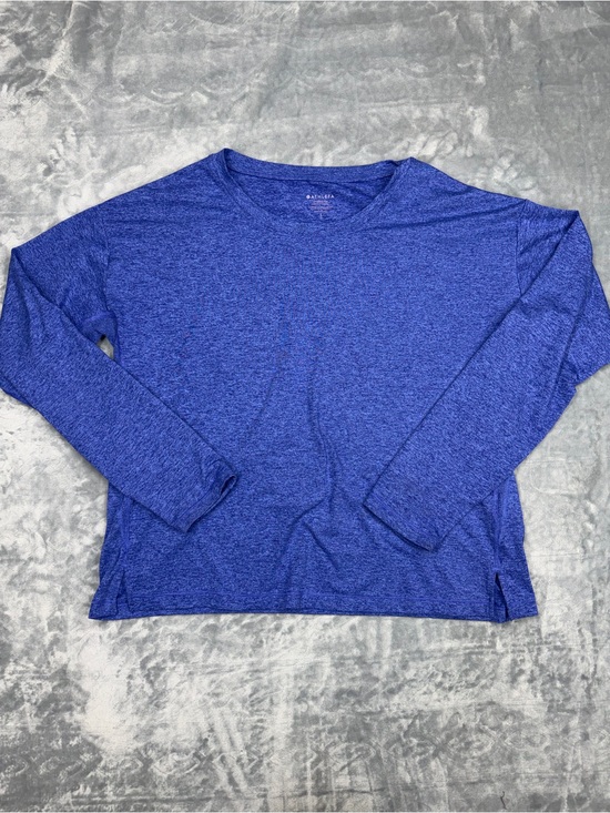 Athleta Tops - Athleta Uptempo Top Heathered Long Sleeve Crew